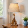Coastal Wooden Paddle Table Lamp
