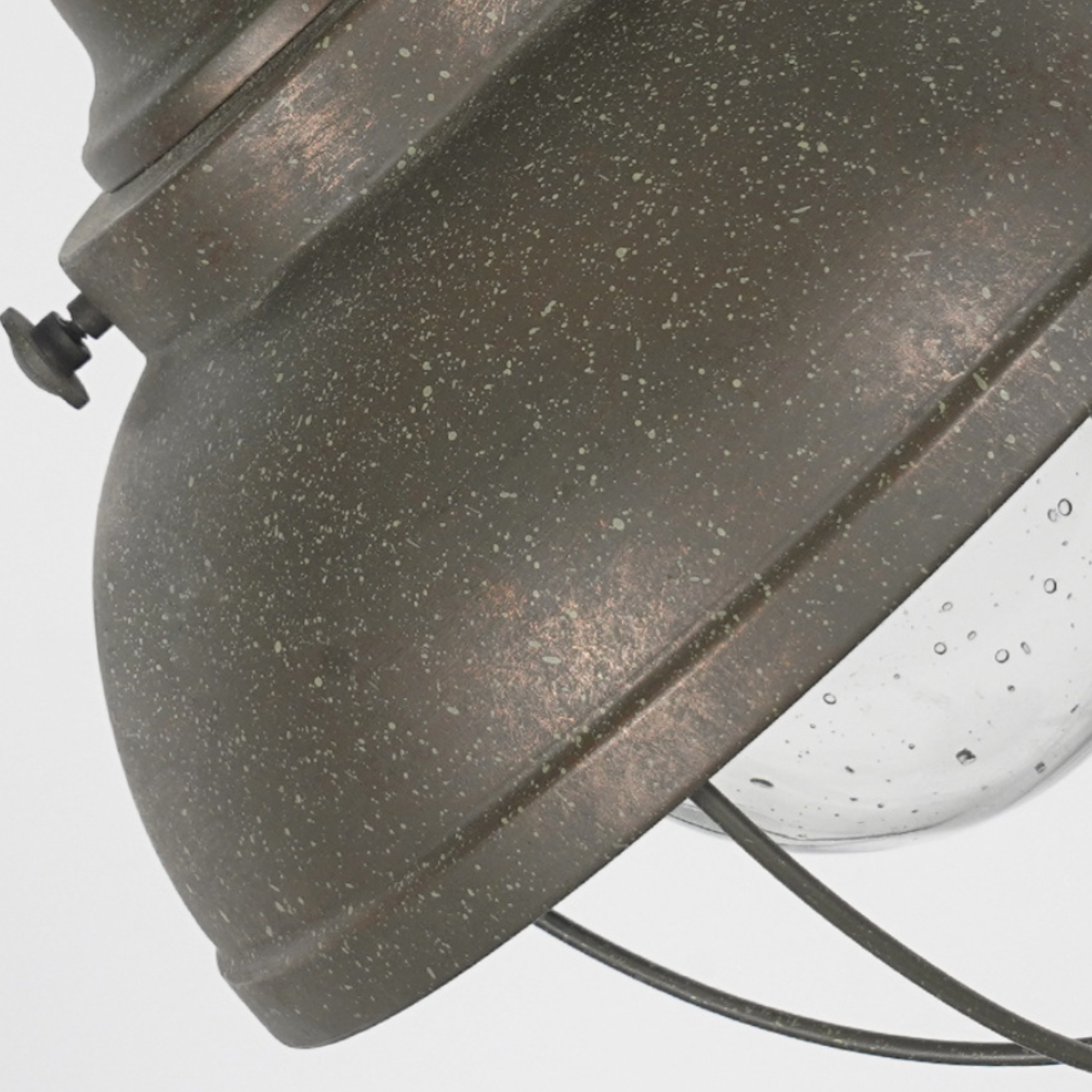 American Industrial Iron Cage Gooseneck Table Lamp in use - warm ambient lighting for living spaces - Neovall