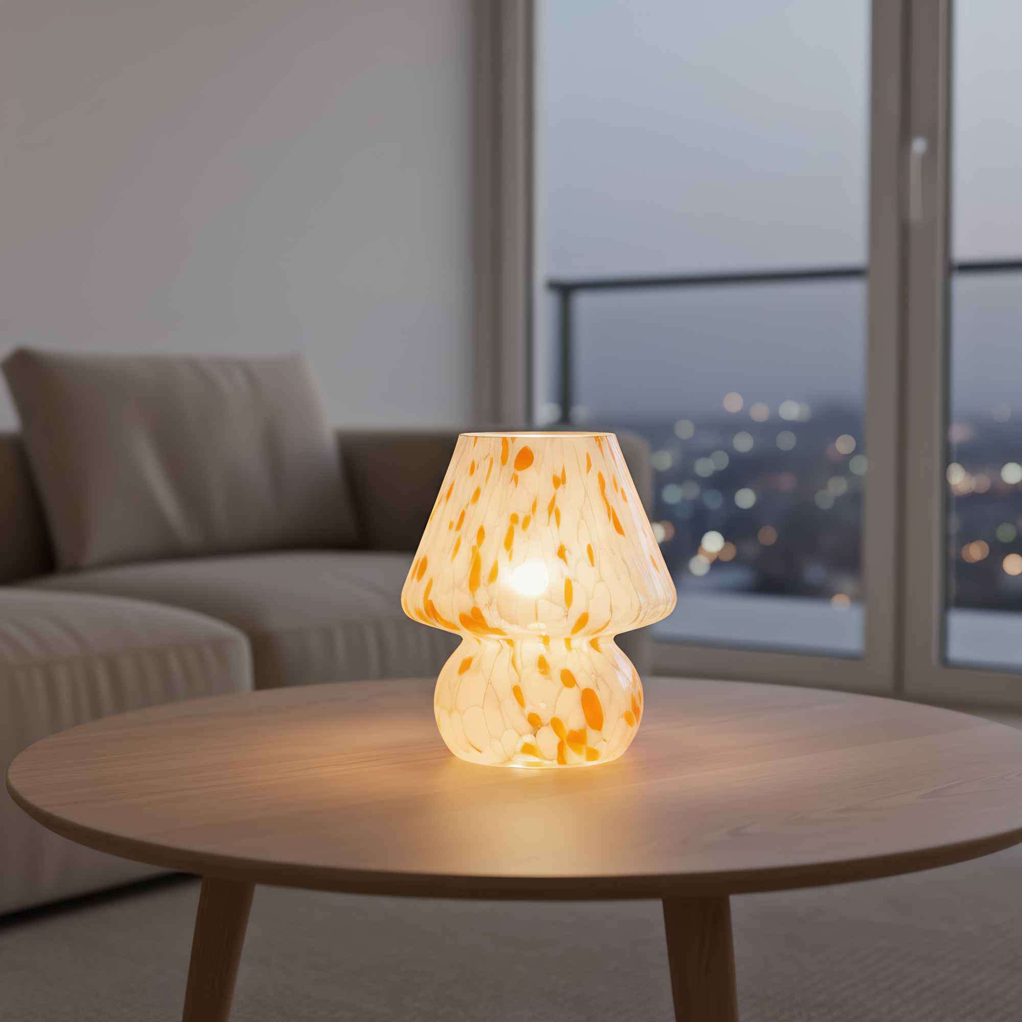 Confetti glass lamp dimensions and specifications