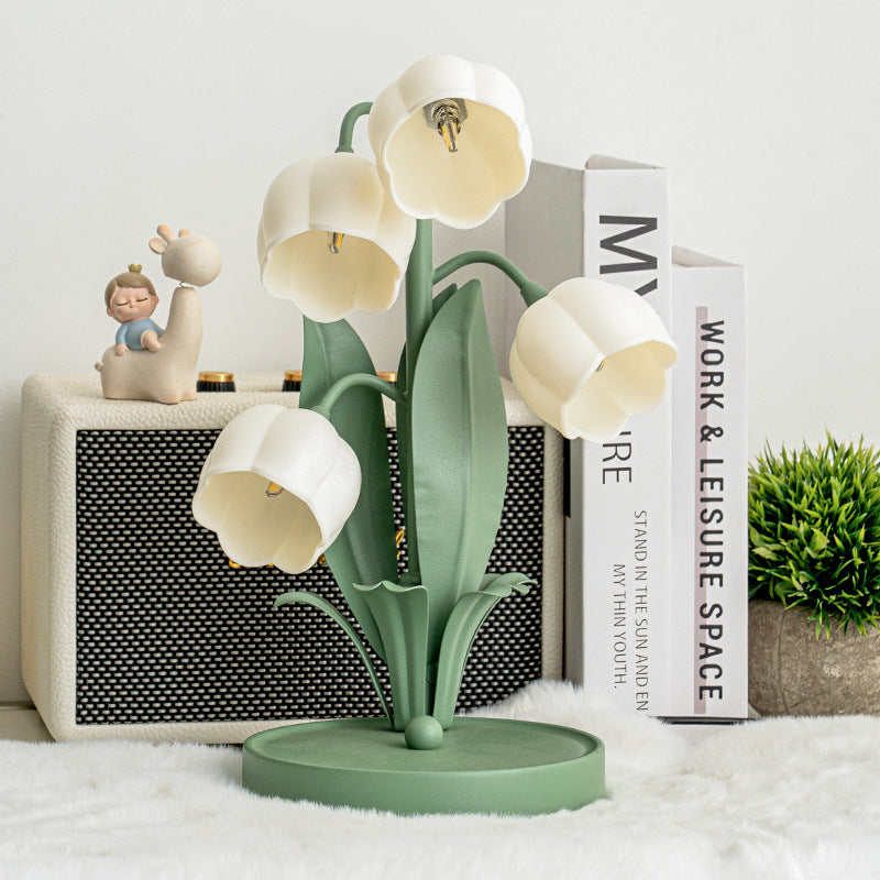 flower lamp lily of the valley Lily of the Valley Bell Flower Table Lamp – Neovall