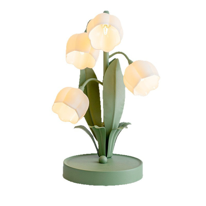 Lily of the Valley Bell Flower Table Lamp alternative angle product photo - Neovall designer table lamp
