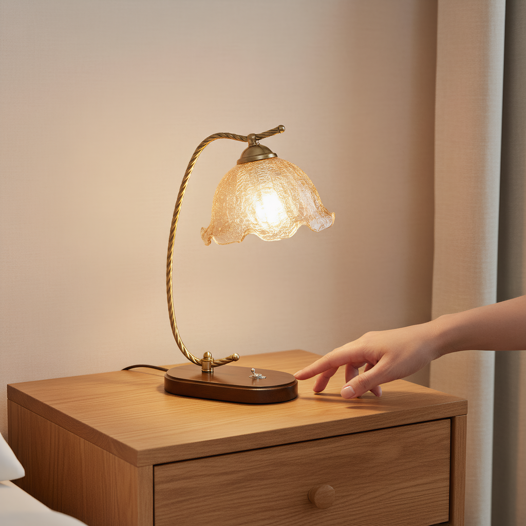 Gooseneck lamp full extended view - maximum reach position