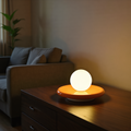 Orb lamp cordless on patio table - portable outdoor lighting