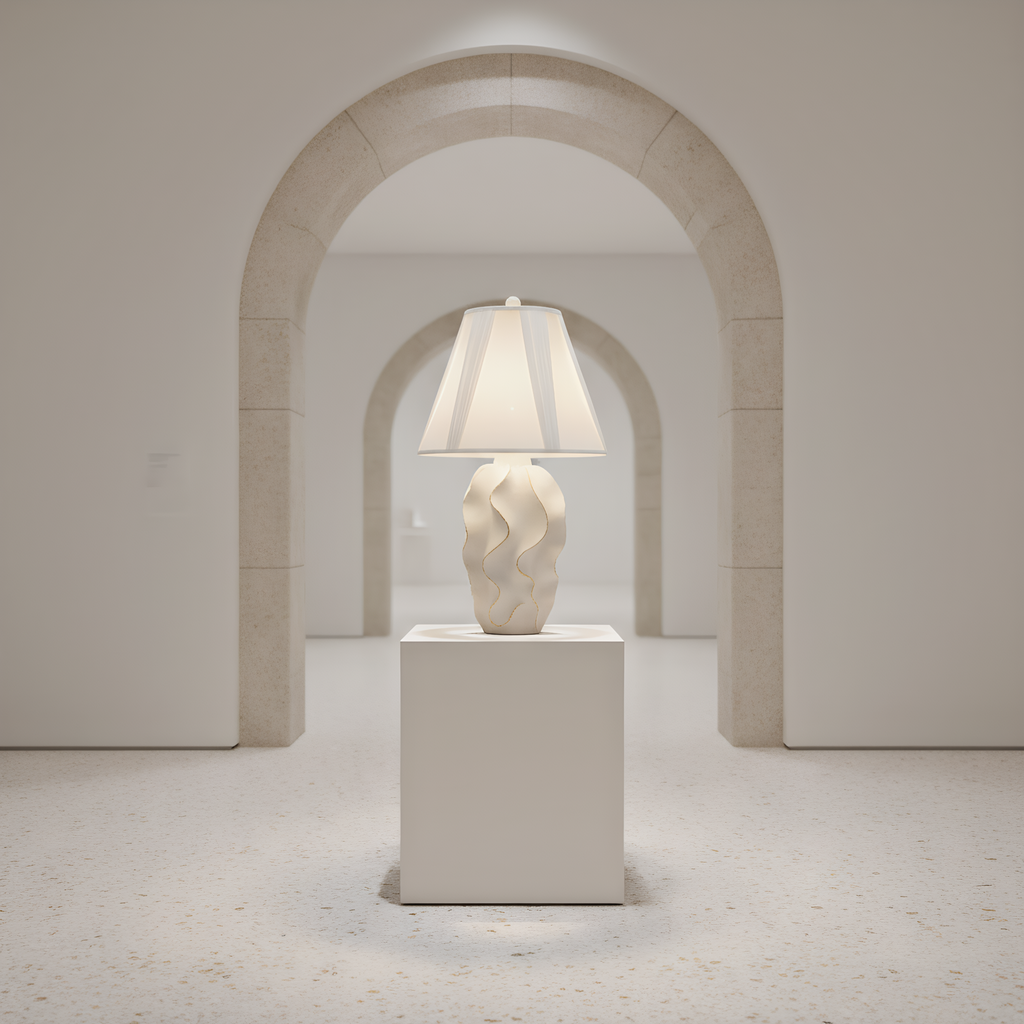 Lamp shade and wave base junction - premium construction detail