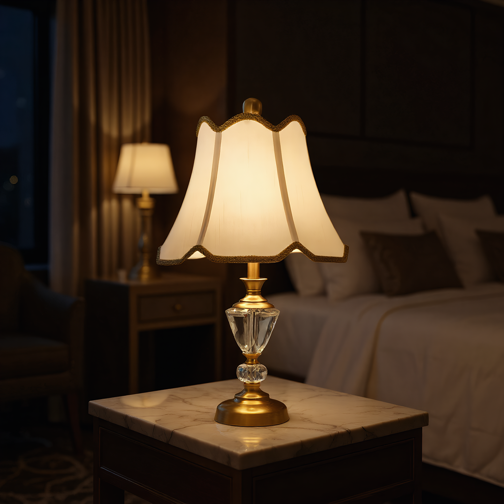 Scalloped edge detail - hand-finished brass trim
